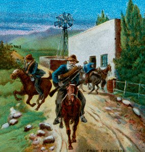 Boers Retreating from a Farmhouse, 1900