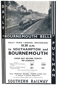 Bournemouth Belle - Southern Railway by Unbekannt