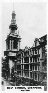 Bow Church, Cheapside, London, c1920s