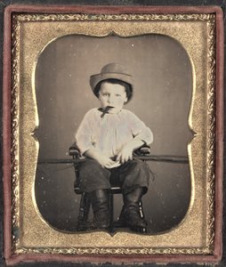 Boy with Cigar, c. 1855