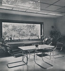 Breakfast room in a house in Bucharest, 1942