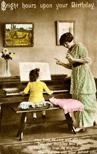 Bright hours upon your Birthday, early 20th century
