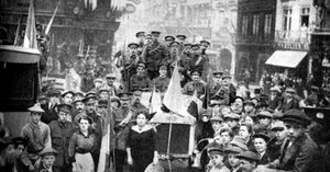 British Expeditionary Force in Rouen, France, First World War by Unbekannt