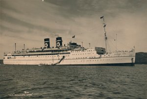 British passenger ship SS Arandora Star of the Blue Star Line