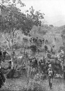 British Troops in the Bush on the Borders of German East Africa, World War I by Unbekannt