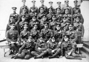 British Troops on Prison Ship Royal Edward Moored Just Off Southend