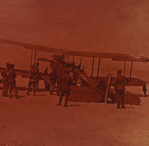 Broken Down British Plane