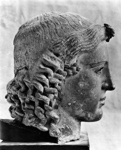 Bronze bust of the Greek god Apollo by Unbekannt