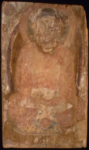 Buddha with a Halo and Flaming Body Mandorla by Unbekannt