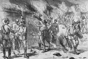 Burning of Coomassie