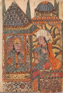 Burzuyeh is Summoned by Nushirvan on His Return from India, Folio from a Kalila, 18th Century