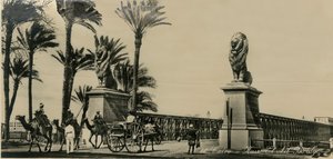 Cairo - Kasr-El-Nil Bridge, c1930-c1939 by Unbekannt