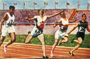 Canadian sprinter Percy Williams by Unbekannt