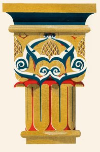 Capital of Columns, Court of Fishpond, 1907