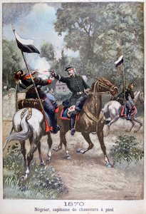 Captain of the chasseurs, The Franco-German War, 1870, 1899
