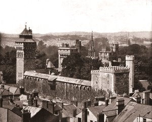 Cardiff Castle, Cardiff, Wales, 1894