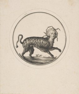 Caricature Showing Marie Antoinette as a Leopard by Unbekannt