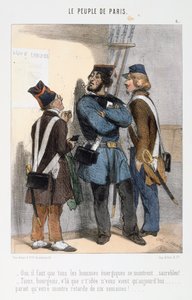 Cartoon relating to the Paris Commune