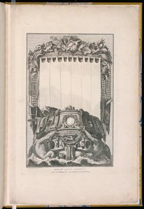 Cartouche in the Shape of a Snail on Top of a Ship by Unbekannt