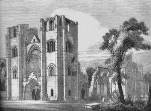 Cathedral of Elgin, 1845