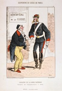 Cavalry of the National Guard, Siege of Paris