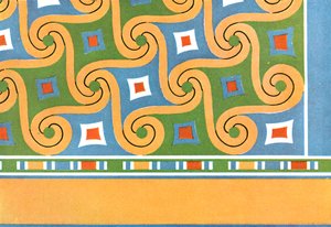 Ceiling Paintings in the Tomb of Nes-pa-nefer-her, Sheikh Abd el-Qurna, Thebes, Egypt, 1928 by Unbekannt