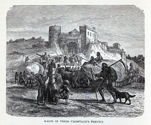 Celts in their chieftains service