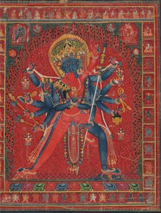 Chakrasamvara and consort Vajravarahi, 1450-1500