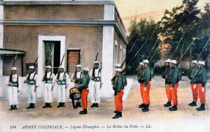 Changing of the Guard, French Foreign Legion by Unbekannt