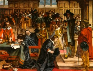 Charles I and Speaker Lenthall, c1850, 1947 by Unbekannt