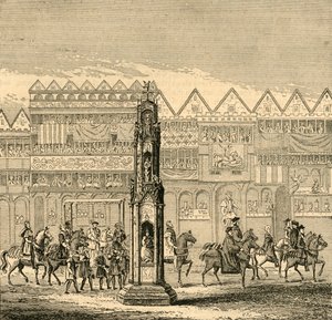 Cheapside Cross, as It Appeared in 1547 by Unbekannt