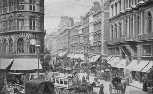 Cheapside from the Mansion House, City of London