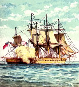 Chesapeake and Shannon by Unbekannt