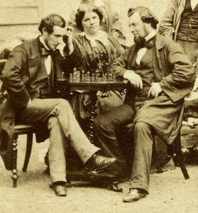 Chess and Cards by Unbekannt