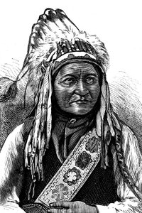 Chief Sitting Bull, American Indian, 19th century