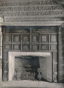 Chimney-Piece in the Dining Room, Haddon Hall, Derbyshire