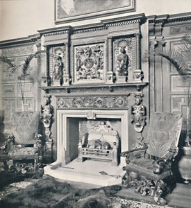 Chimney-Piece in the Great Hall, Castle Ashby, Northampton, 1927