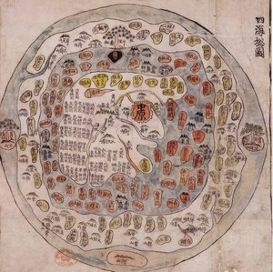 Chonhado Map of All Under Heaven by Unbekannt