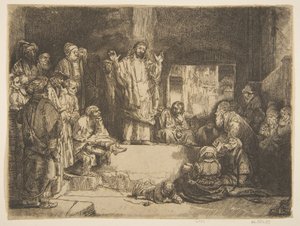 Christ Preaching (La Petite Tombe) by Unbekannt