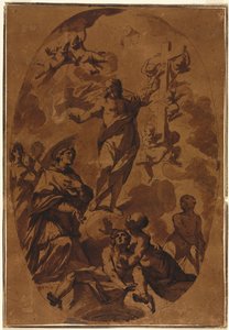 Christ Triumphant Appearing to an Interceding Saint, 1600s by Unbekannt