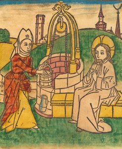 Christ and the Woman of Samaria by Unbekannt
