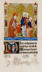 Christ being found by his mother in the temple disputing with doctors by Unbekannt
