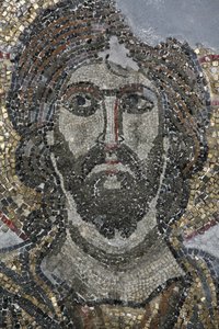 Christ Mosaic in the Golgotha Chapel at the Church of the Holy Sepulchre, Jerusalem, Israel by Unbekannt