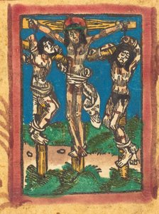 Christ on the Cross between the Two Thieves by Unbekannt