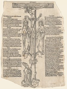 Christ on the Cross with Pope Pius II by Unbekannt