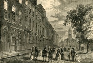 Church Row, Hampstead, 1750 by Unbekannt