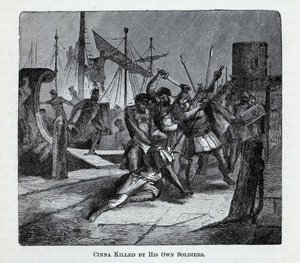 Cinna Killed by His Own Soldiers by Unbekannt