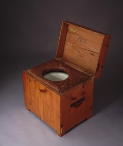 Close stool of Franz Joseph I of Austria by Unbekannt