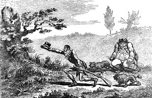 Cockney Sportsmen Finding a Hare by Unbekannt
