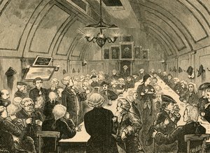 Cogers Hall, from an old print